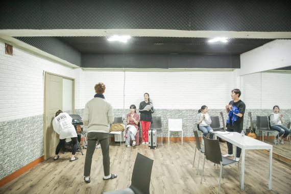 연극 '게스트하우스' 연습 현장