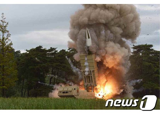 지난달 16일 발사된 북한의 신형 무기. (자료사진) /사진=노동신문 © 뉴스1