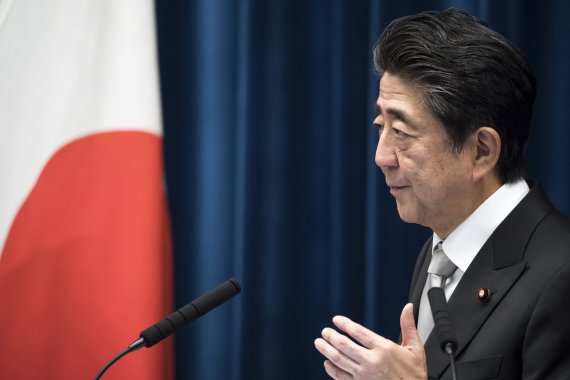 아베 신조 일본 총리. 신화 뉴스1