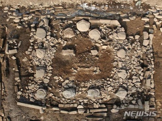 화천 계성리사지 1호 건물지(방형:조선시대) 조사 후 전경(1차 발굴-2017년) (사진 제공: 문화재청)