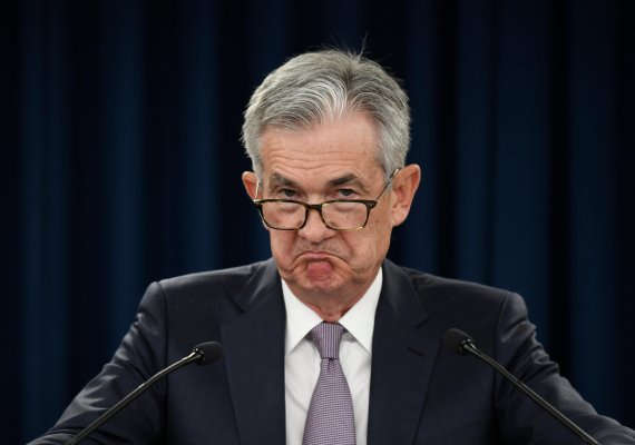 WASHINGTON, Sept. 18, 2019 (Xinhua) -- U.S. Federal Reserve Chairman Jerome Powell speaks during a press conference in Washington D.C., the United States, on Sept. 18, 2019. U.S. Federal Reserve on Wednesday lowered interest rates by 25 basis points amid growing risks and uncertainties stemming from