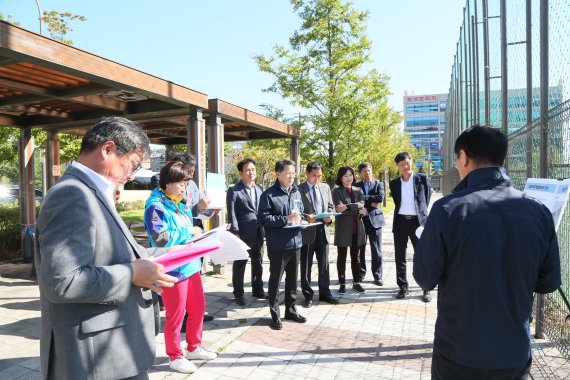 남양주시의회 공유재산관리 심사대비 현장방문. 사진제공=남양주시의회