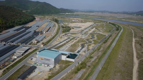 경북 안동 한국건설기술연구원 하천연구센터. 한국건설기술연구원 제공