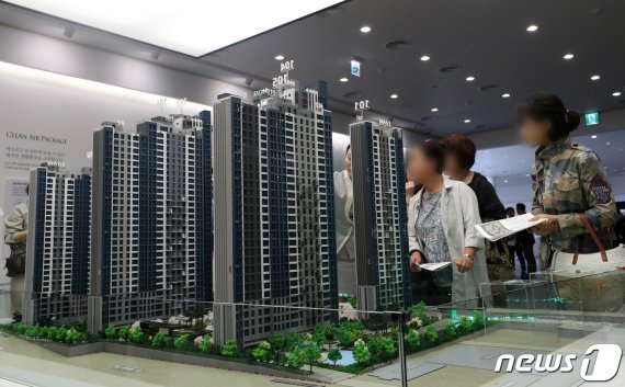 서울의 한 새 아파트 모델하우스 모습.(자료사진)© News1 이동해 기자