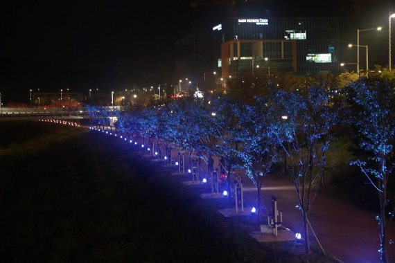 LH, 진주 영천강변에 '진주 빛의 거리' 조성