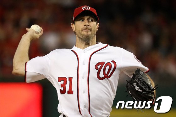 워싱턴 내셔널스 맥스 슈어저.© AFP=News1