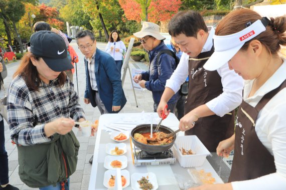 양평군 장수음식점 품평회. 사진제공=양평군