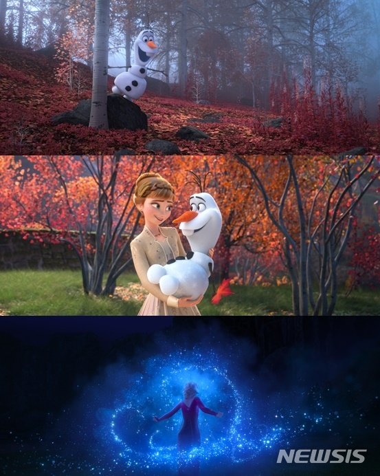 【서울=뉴시스】 남정현 기자='겨울왕국 2'가 엘사와 안나의 모험을 담은 보도스틸 9종이 공개했다. (사진=월트디즈니코리아 제공) 2019.10.28 nam_jh@newsis.com