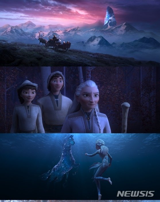 【서울=뉴시스】 남정현 기자='겨울왕국 2'가 엘사와 안나의 모험을 담은 보도스틸 9종이 공개했다. (사진=월트디즈니코리아 제공) 2019.10.28 nam_jh@newsis.com