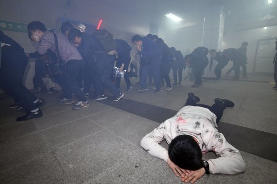 신도림역 폭발물 테러 대응 종합 훈련