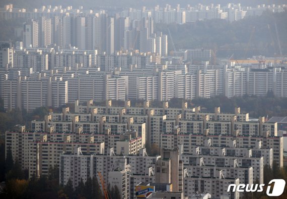서울 아파트 전경.(자료사진)© News1 신웅수 기자