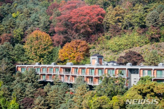 【서울=뉴시스】워커힐 더글라스 하우스 외관