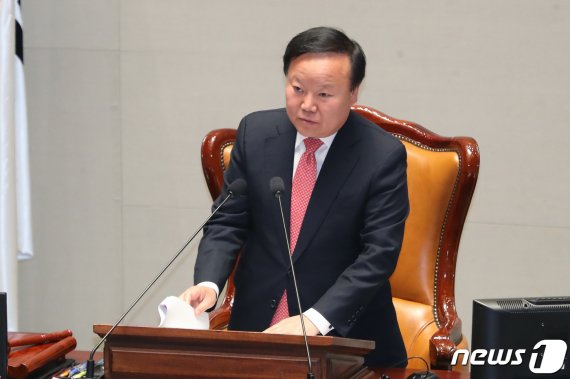 김재원 자유한국당 의원. © News1 임세영 기자