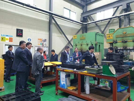 포르투벨류시 대표단 남양주 기업체 견학. 사진제공=남양주시