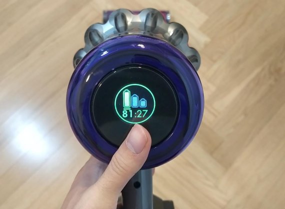 일반 모드에서 배터리 잔여시간이 81분 27초임을 알려주고 있다.