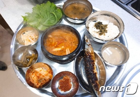 백반 상차림 /사진=뉴스1