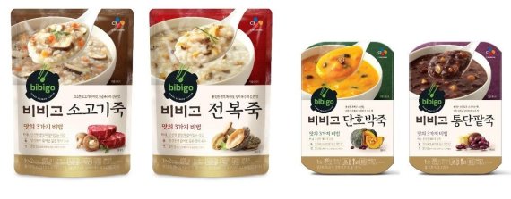 '비비고 죽' 주요 제품 CJ제일제당 제공