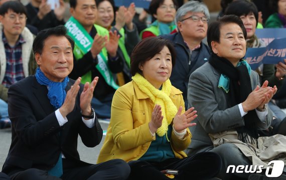 손학규·심상정·정동영 등 야3당 대표들 "민주당·한국당 연동형 비례제 처리해야"