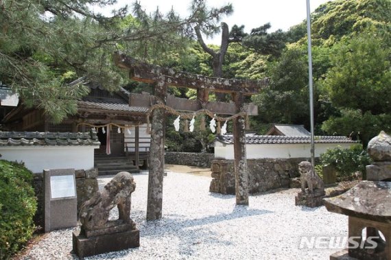 [서울=뉴시스]일본 쓰시마 와타즈미 신사 전경 (뉴시스 DB)
