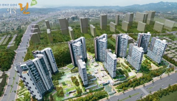 오산세교2 A5BL 우미건설 컨소시엄 조감도