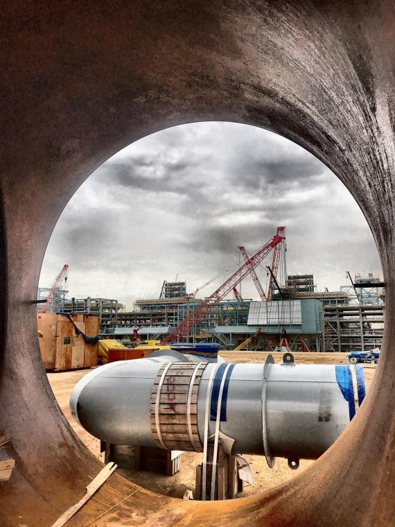 우수상 수상작 우즈베키스탄 GTL. 현장