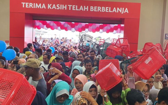 롯데마트, ‘뜨갈점’ 오픈으로 인도네시아 50호점 달성