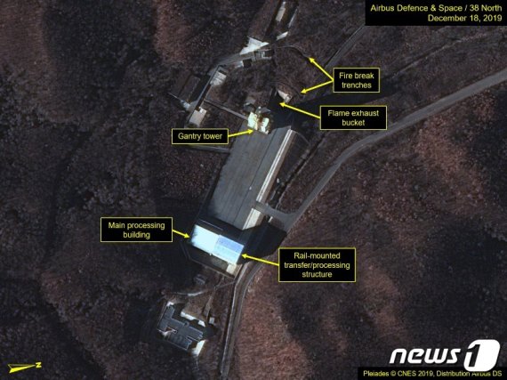 북한 평안북도 철산군 동창리 서해위성발사장 전경. (38노스) /사진=뉴스1