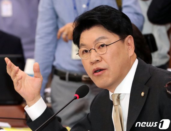 장제원 자유한국당 의원. © News1 이종덕 기자