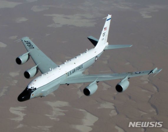 【서울=뉴시스】 미국 공군이 운용하는 감시·정찰기 RC-135V 리벳 조인트. (미 공군 홈페이지)