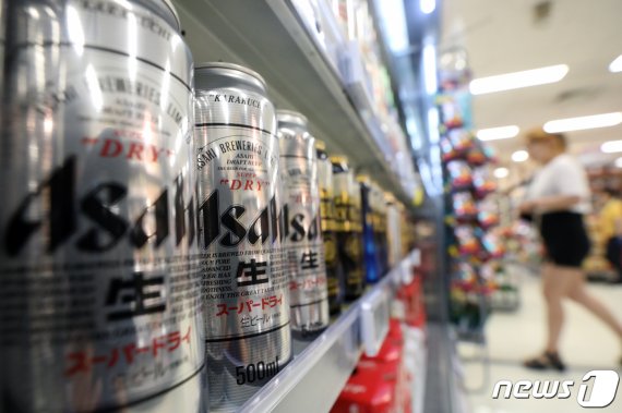 일본 맥주. 2019.7.29/뉴스1 © News1 황기선 기자