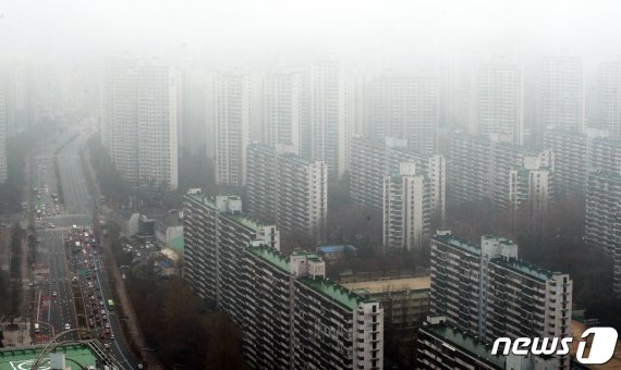 서울 송파구 일대 아파트 모습.(뉴스1 자료사진) © News1 안은나 기자