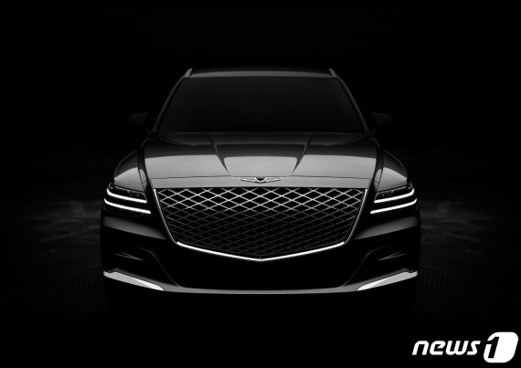 GV80 정면 외관 디자인(현대자동차 제공)2020.01.01/뉴스1 © 뉴스1