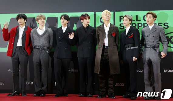 방탄소년단, 골든디스크 어워즈 디지털 음원 부분 '대상' 수상