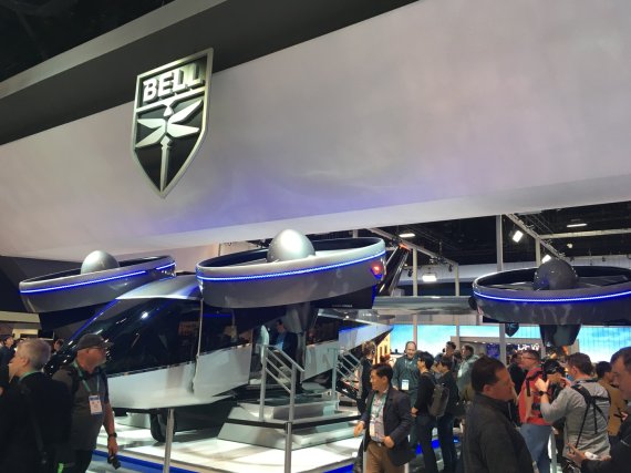 벨이 CES에서 전시한 항공택시© 뉴스1