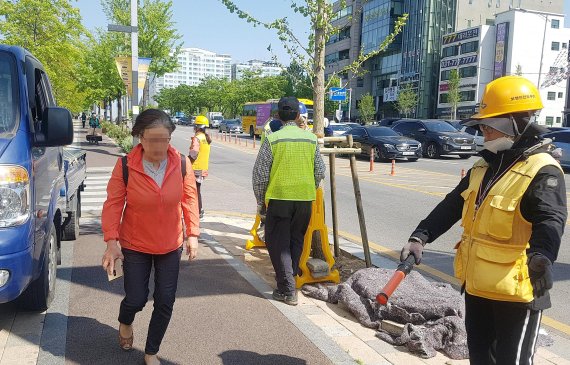 수원시, 건설사업장 '보행안전도우미' 100명 모집