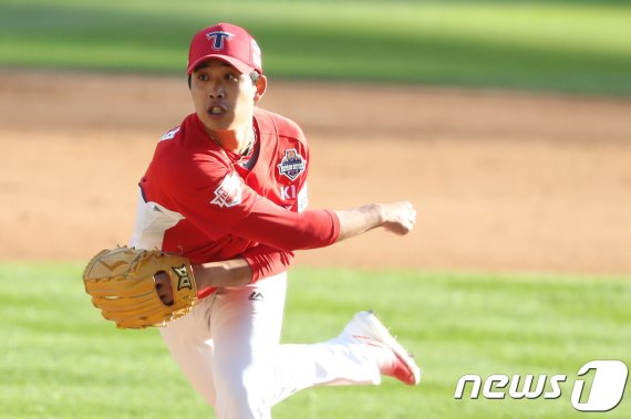 2017년 KIA 타이거즈의 통합우승에 기여한 임기영. /뉴스1 © News1 임세영 기자