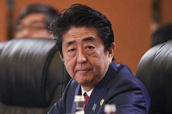 아베 신조 일본 총리. AP뉴시스