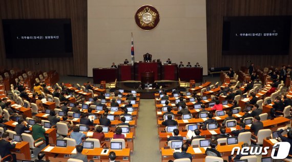 국회 본회의장. 2020.1.13/뉴스1 © News1 김명섭 기자