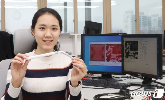 황경민 브이픽스메디칼 대표이사가 대전 서구 부설연구소에서 뉴스1과 인터뷰를 하고 있다. /뉴스1 © News1 주기철 기자