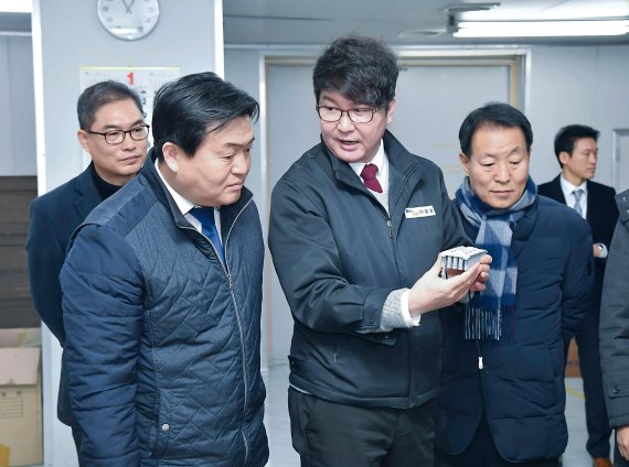 임병택 시흥시장 쿨원 방문. 사진제공=시흥시