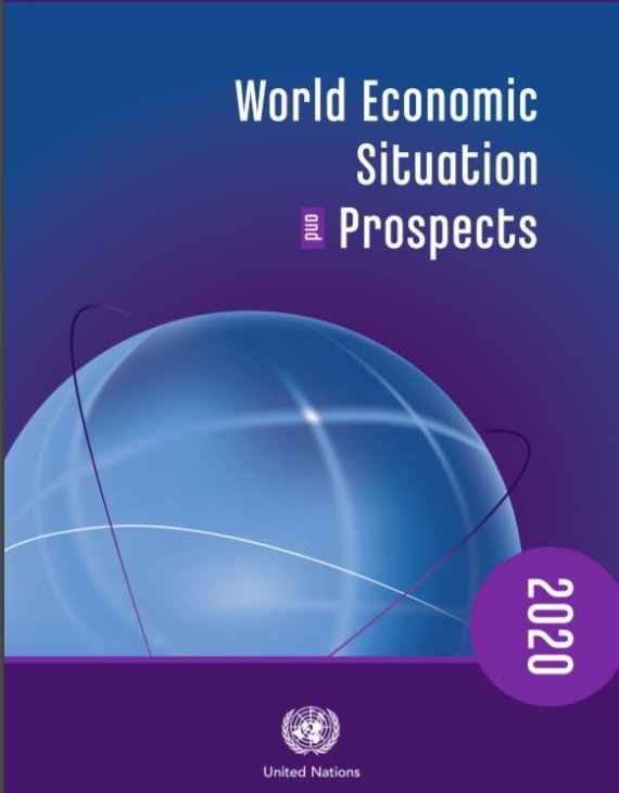 [서울=뉴시스] 유엔무역개발회의(UNCTAD)는 16일(현지시간) 홈페이지에 '세계 경제 상황과 전망 2020' 보고서를 게시하고 내년 세계 경제 성장률을 2.5%로 예측했다. 한국의 내년 경제 성장률 전망치는 2.3%로 전년(2.0%)보다 소폭 반등했다. (사진=UNCTAD 보고서 캡처) 2020.1.17.