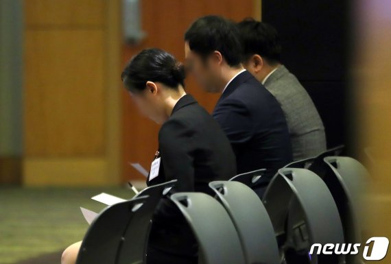 한 기업 채용면접장에서 취업후보자들이 면접을 기다리고 있다. (사진은 기사 내용과 직접적인 관련이 없음) © News1 구윤성 기자