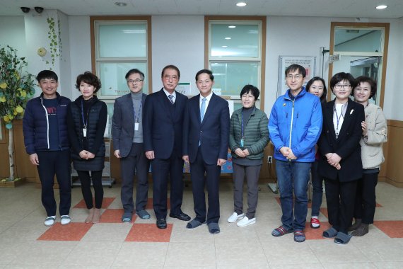 이재준 고양시장 박애원 방문. 사진제공=고양시