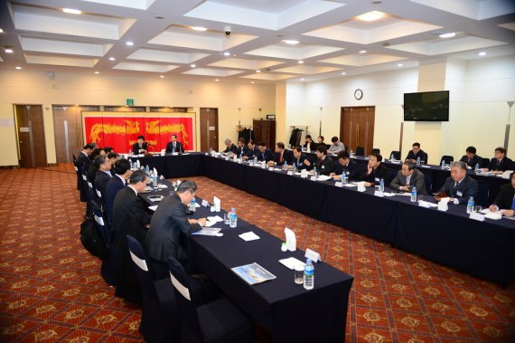 서울 대방동 소재 공군회관에서 열린 한국방위산업진흥회 임시이사회 전경(방진회 제공)© 뉴스1