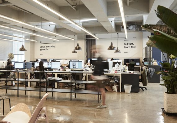 서울 논현동에 위치한 디유닛 서울스토어 사무실 내부 모습 디유닛 제공