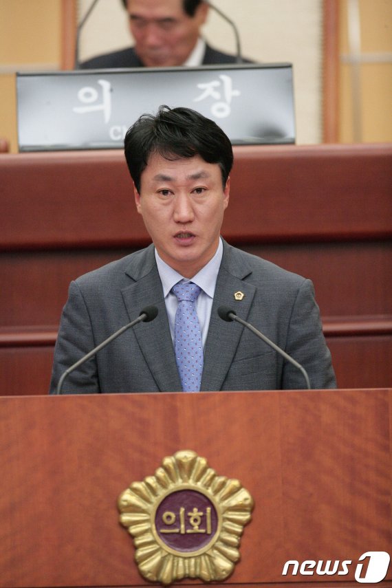 3일 진형석 전북도의원이임시회에서 5분 발언을 하고 있다.(전북도의회제공) /뉴스1
