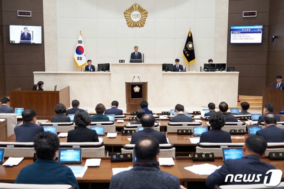 용인시의회 본회의장 모습.(용인시의회 제공) © News1