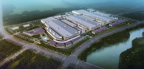 중국 후베이성 우한에 위치한 양쯔메모리테크놀로지(YMTC)의 반도체 공장(사진=YMTC 홈페이지) © News1