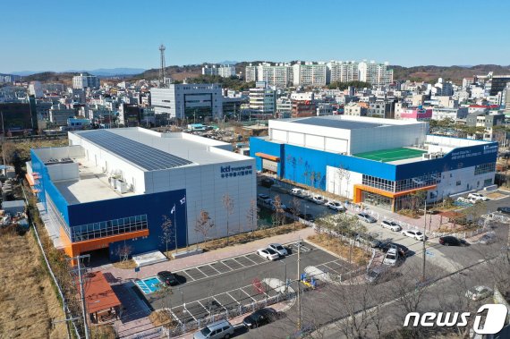 진주시 상평동 우주부품시험센터 전경. © 뉴스1