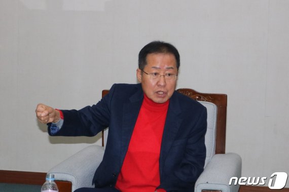 홍준표 전 자유한국당 대표. © 뉴스1